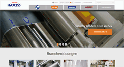 Desktop Screenshot of maxcess.de